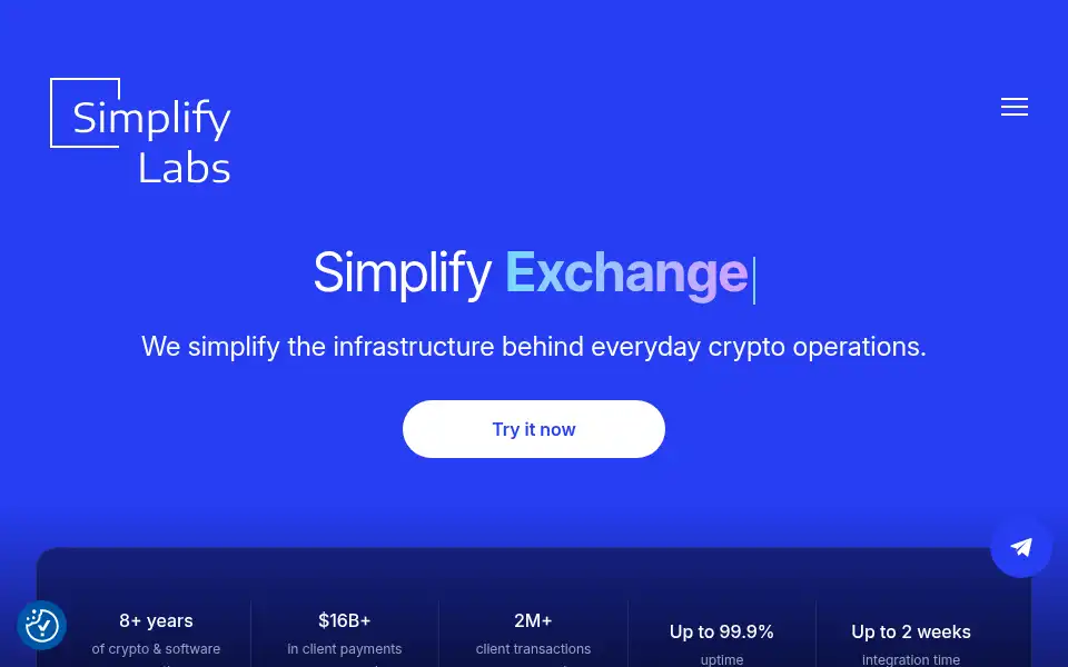 Screenshot of simplifylabs.io