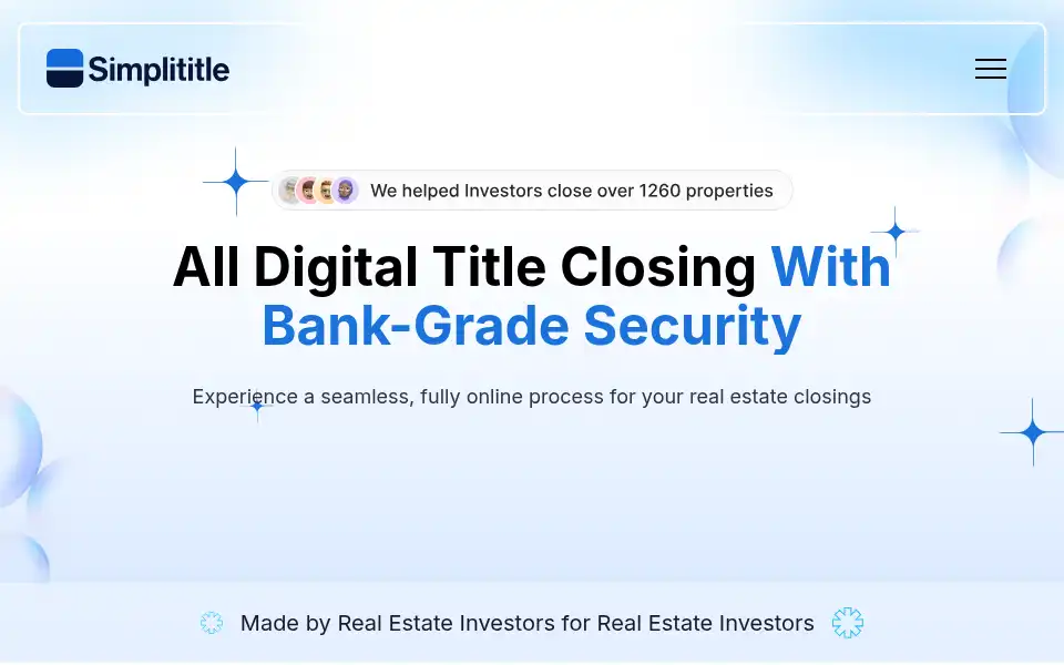 Screenshot of simplititle.com