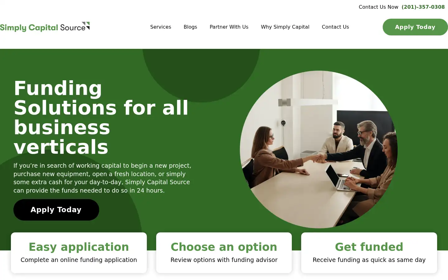 Screenshot of simplycapitalsource.com