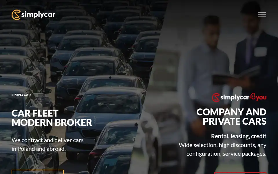 Screenshot of simplycar.eu