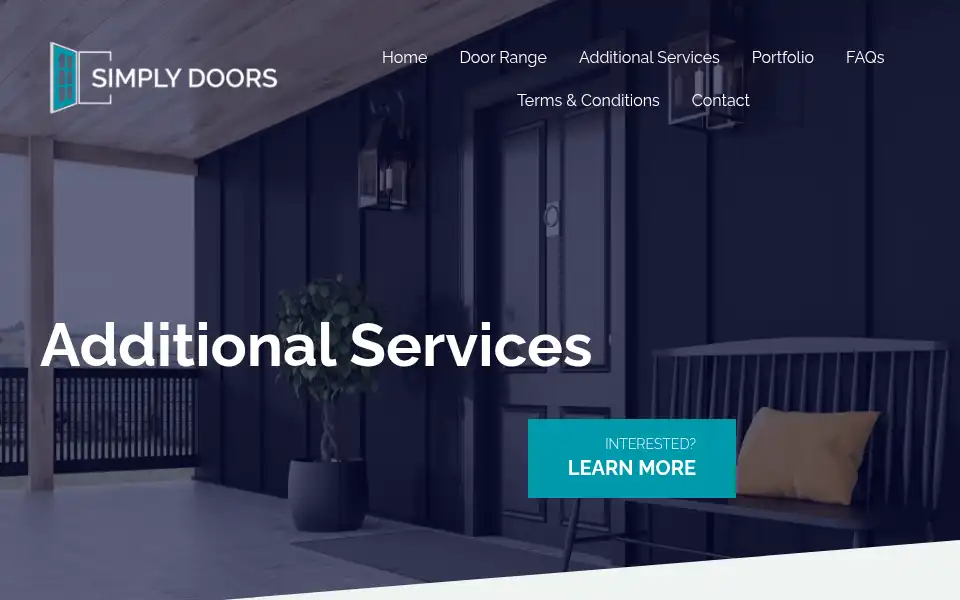 Screenshot of simplydoors.uk