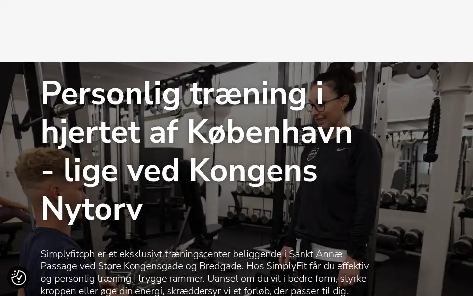 Screenshot of simplyfitcph.dk