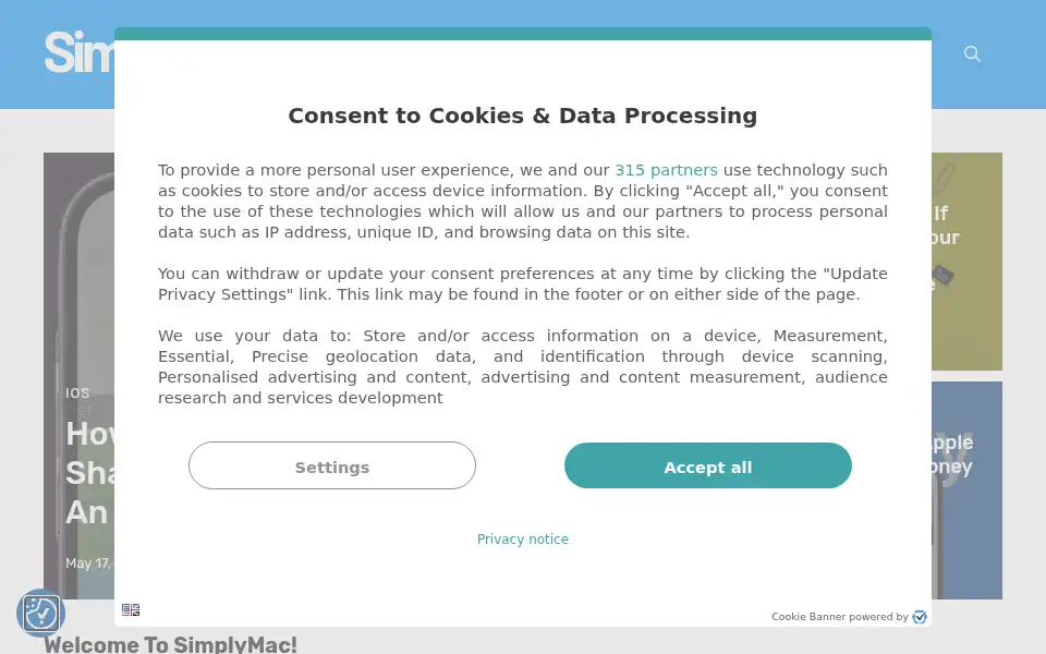 Screenshot of simplymac.com