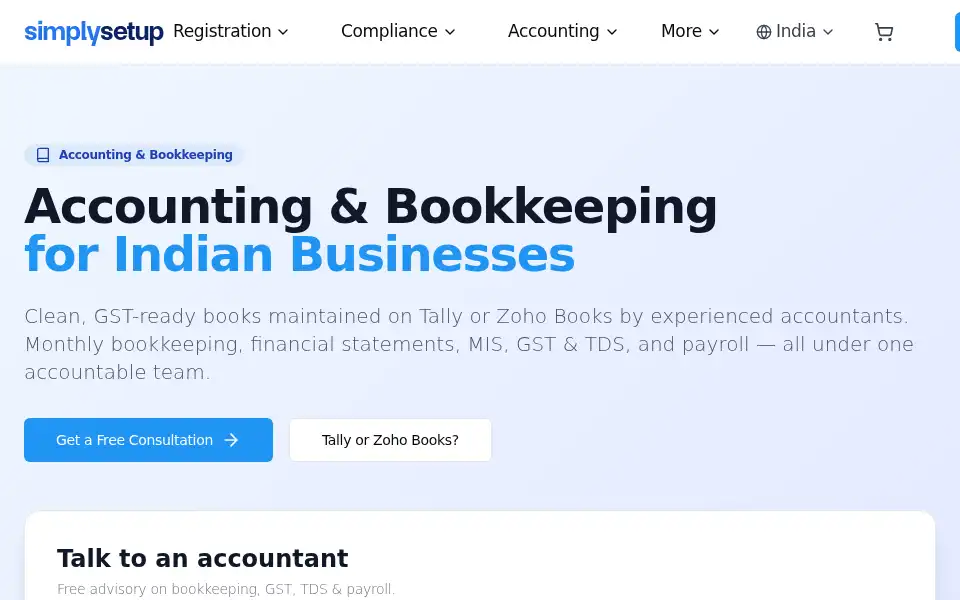 Screenshot of simplysetup.com