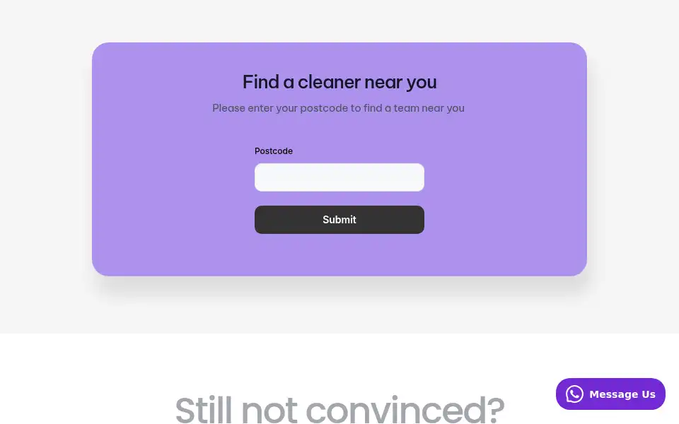 Screenshot of simplyspotlesscleaning.uk
