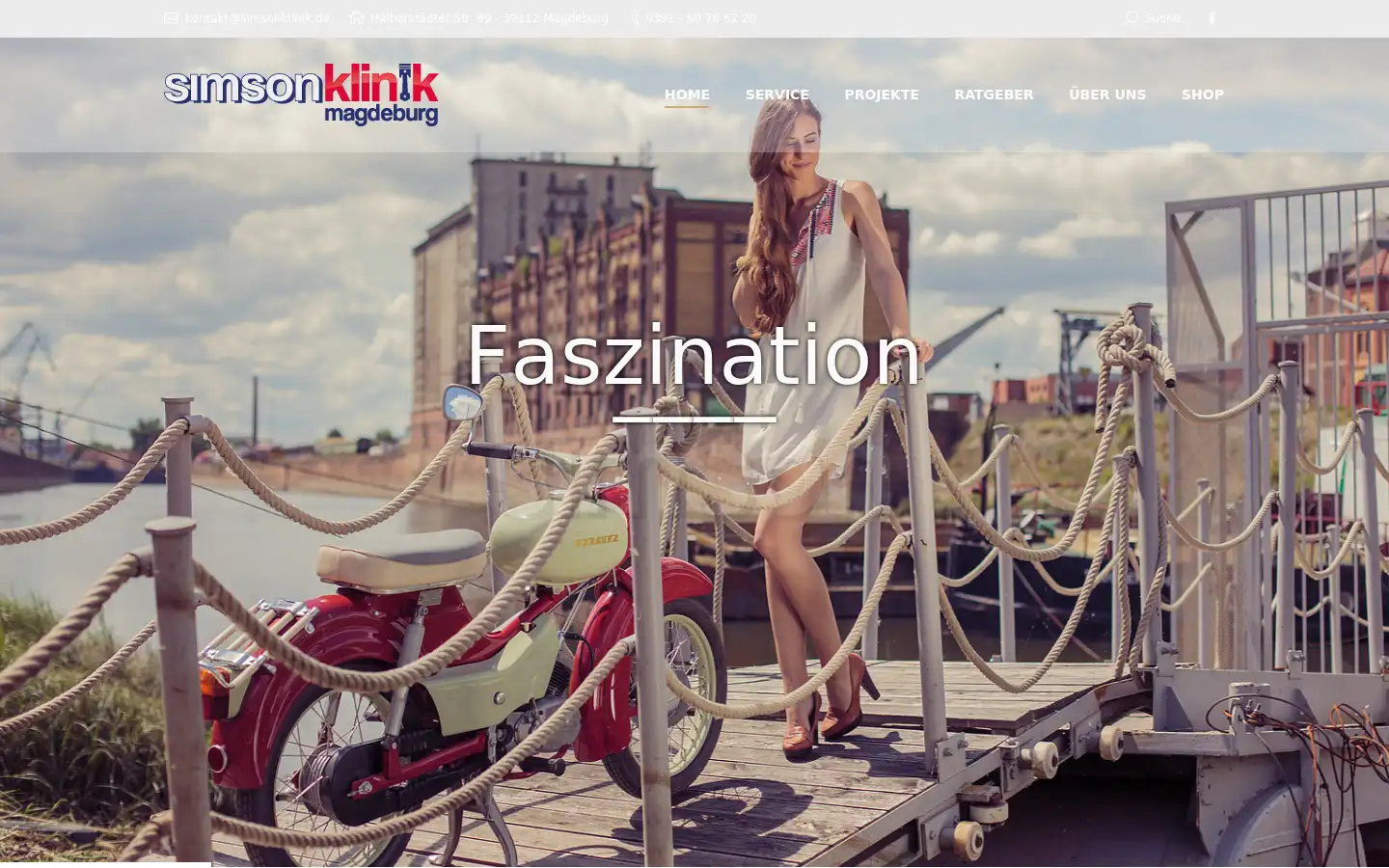 Screenshot of simsonklinik.de