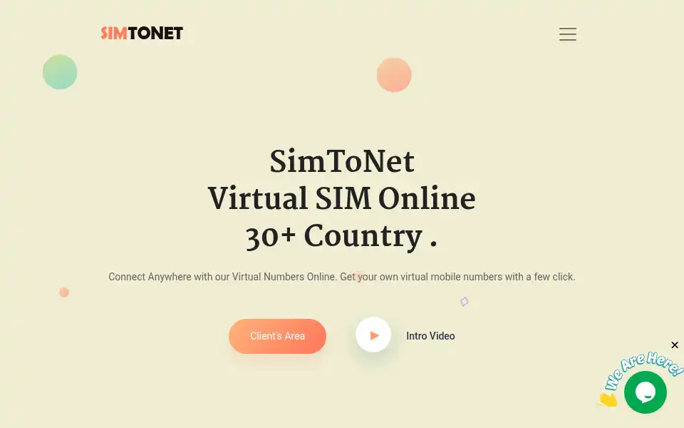 Screenshot of simtonet.com