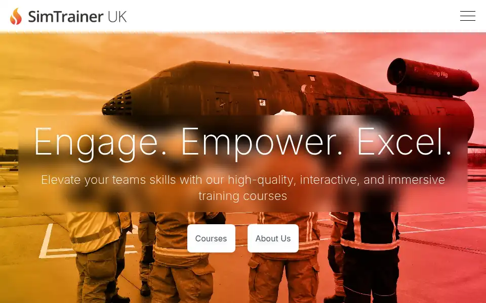 Screenshot of simtrainer.uk