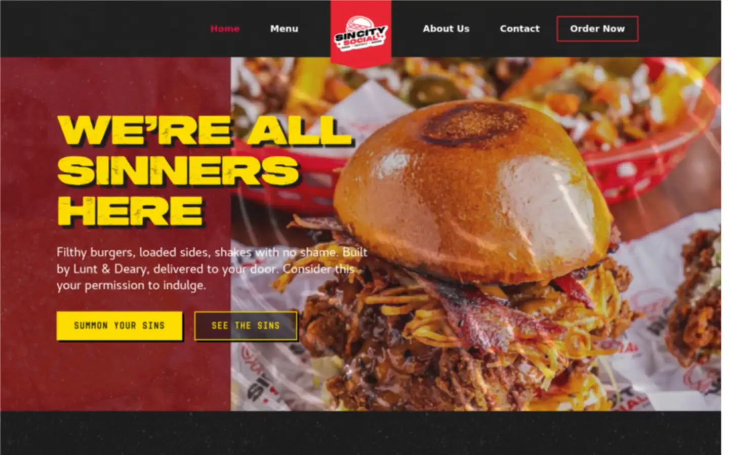Screenshot of sincitysocial.co.uk
