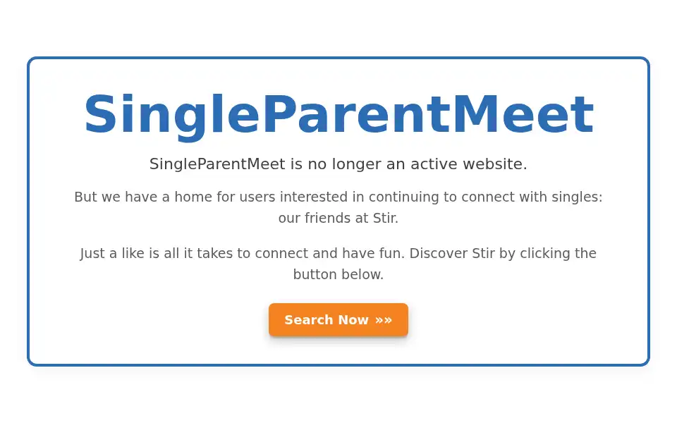 Screenshot of singleparentmeet.com