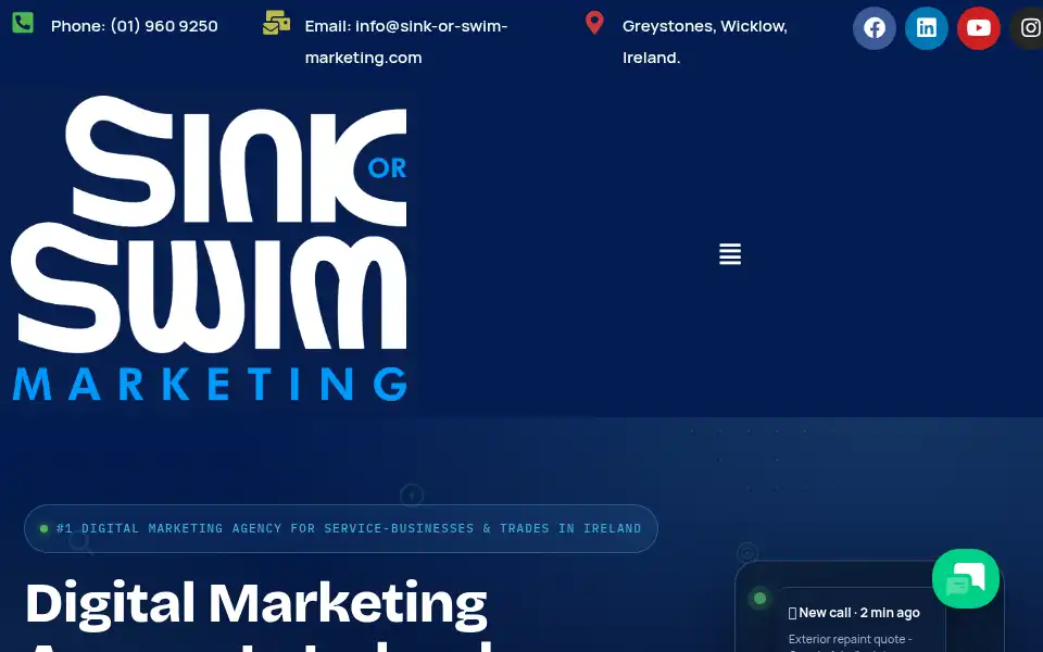 Screenshot of sink-or-swim-marketing.com