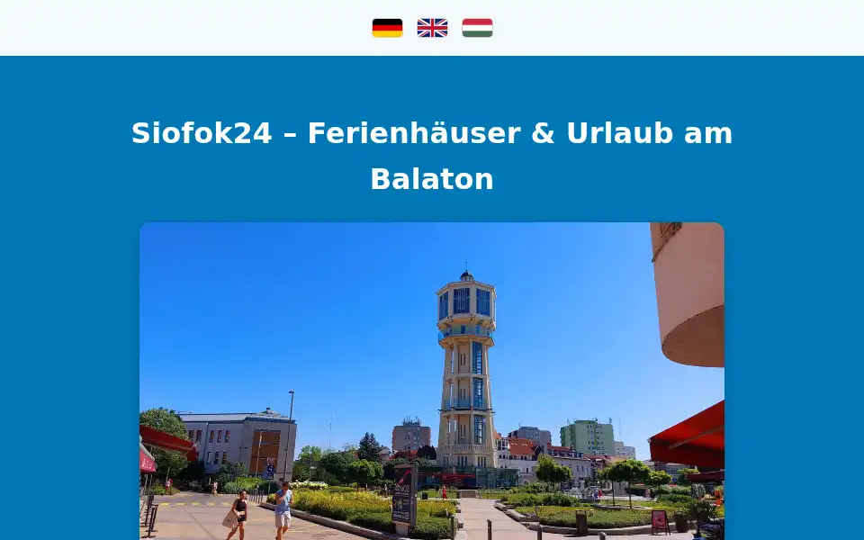Screenshot of siofok24.de