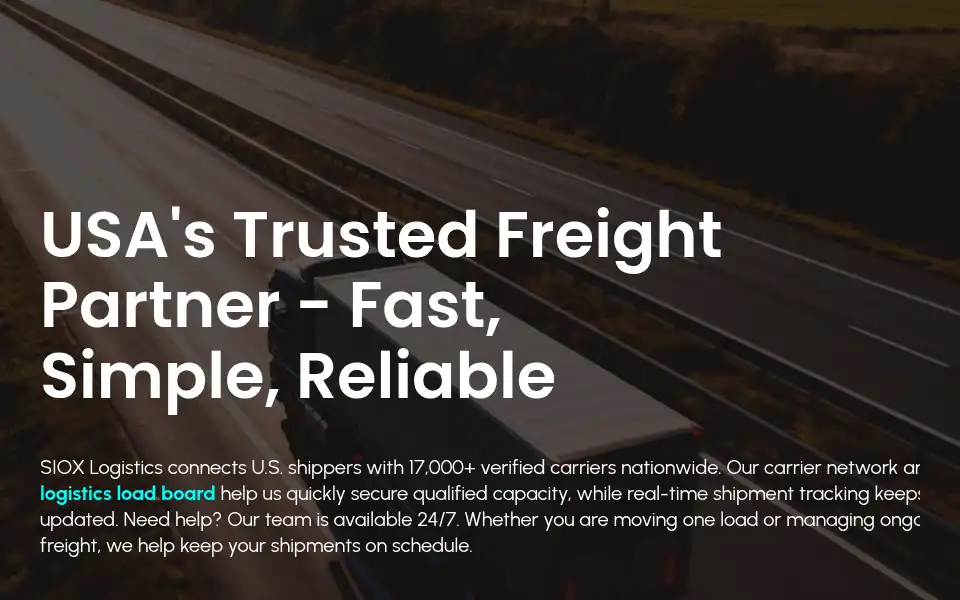 Screenshot of sioxlogistics.com