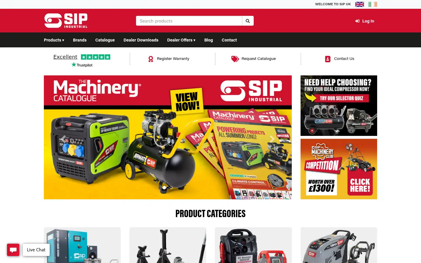 Screenshot of sip-group.com