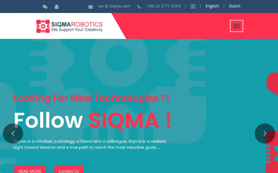 Screenshot of siqma.com