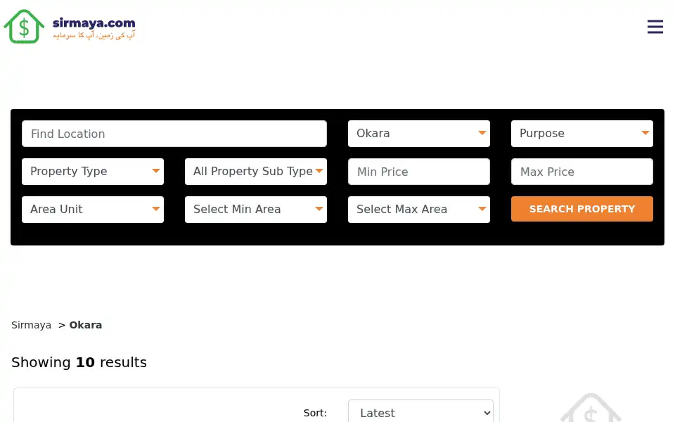 Screenshot of sirmaya.com