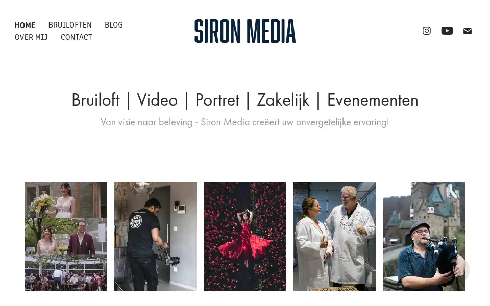 Screenshot of sironmedia.com