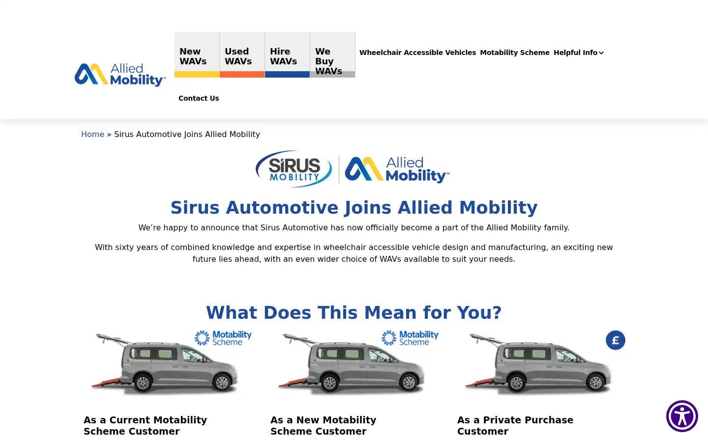 Screenshot of sirusautomotive.co.uk