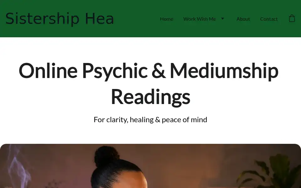 Screenshot of sistershipheals.online