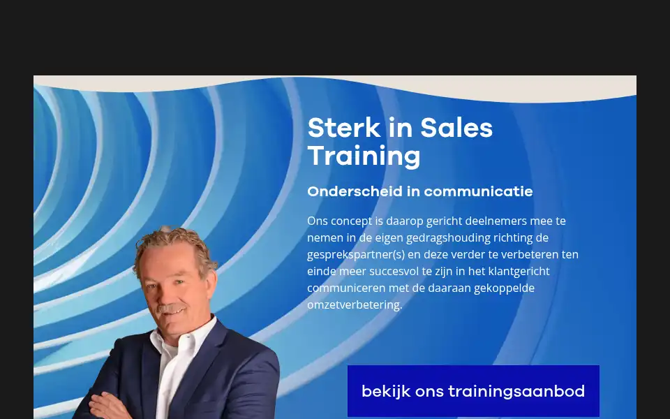 Screenshot of sistraining.nl