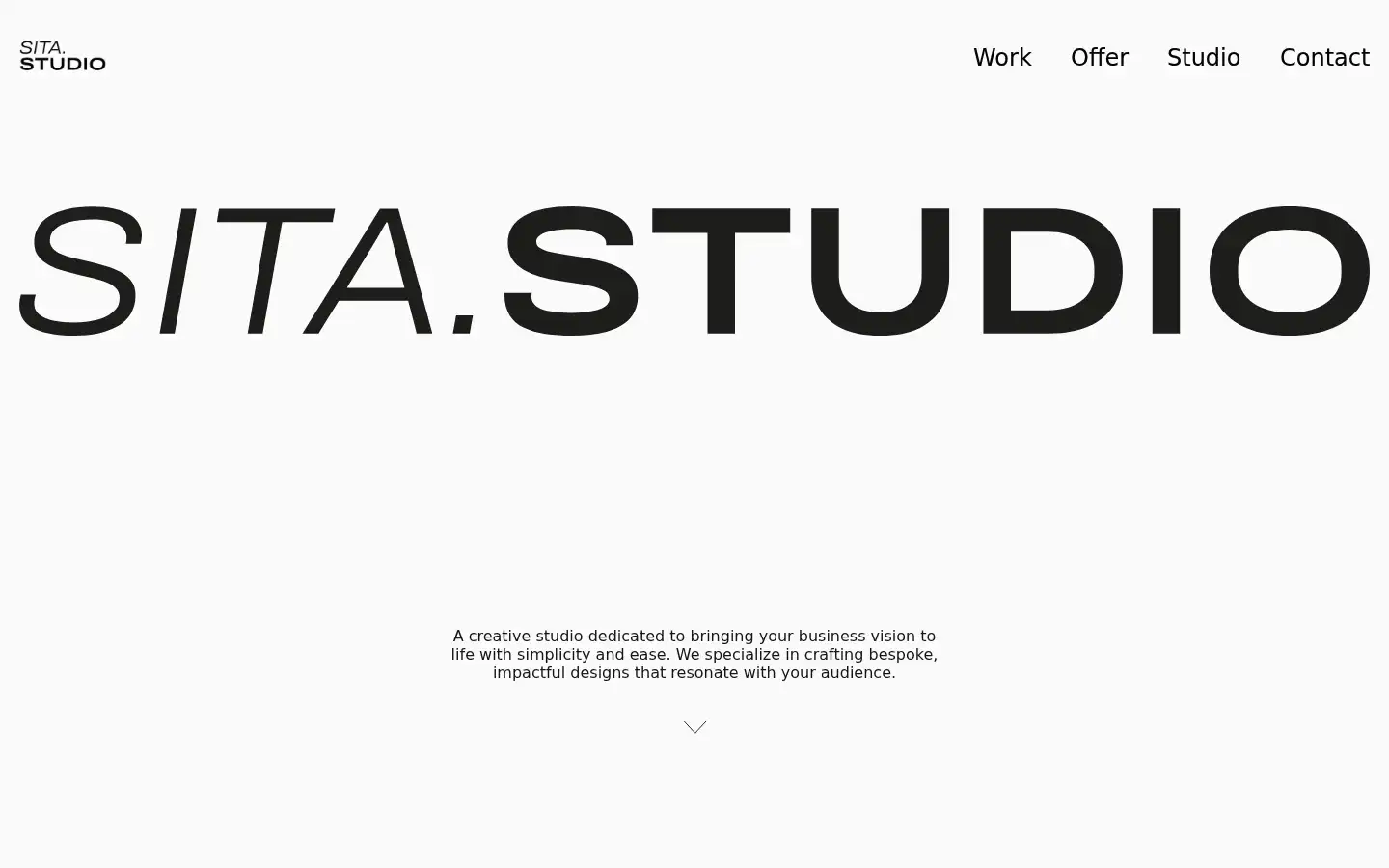 Screenshot of sita.studio