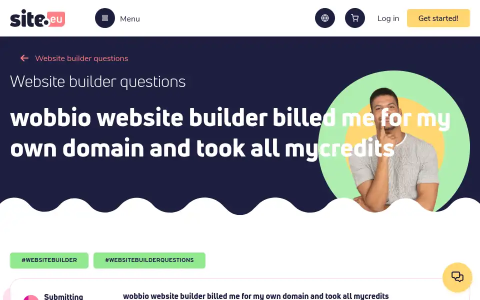Screenshot of site.eu