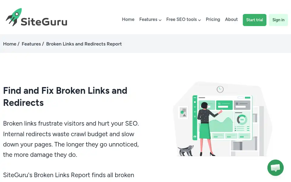 Screenshot of siteguru.co