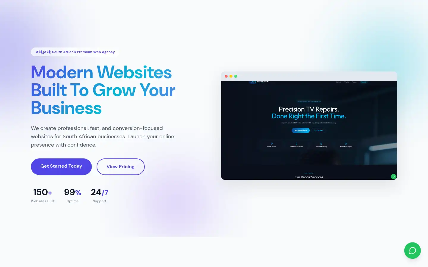 Screenshot of siteify.co.za