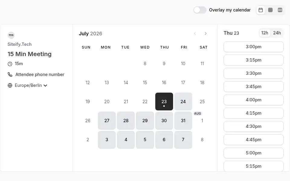 Screenshot of siteify.tech