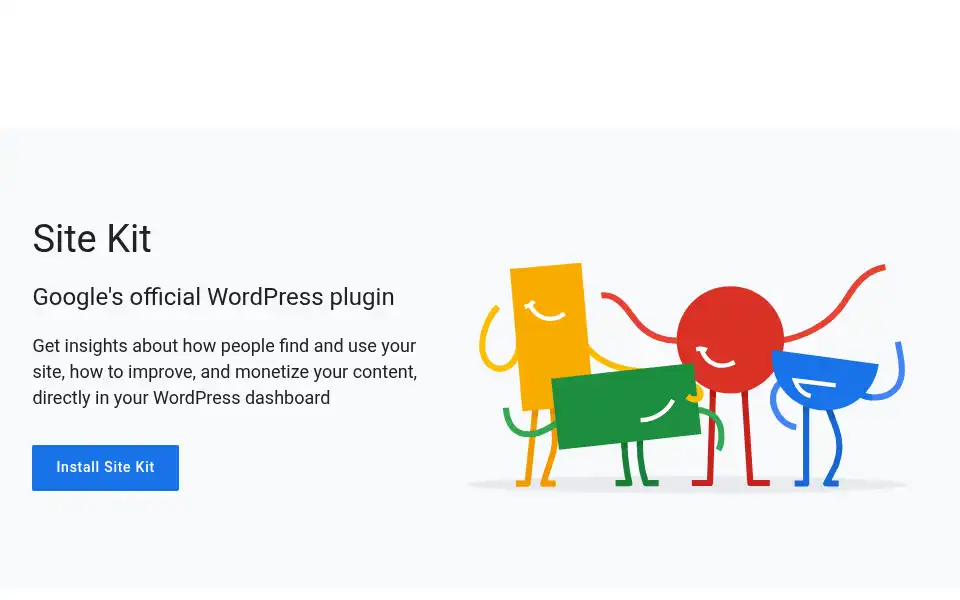 Screenshot of sitekit.withgoogle.com