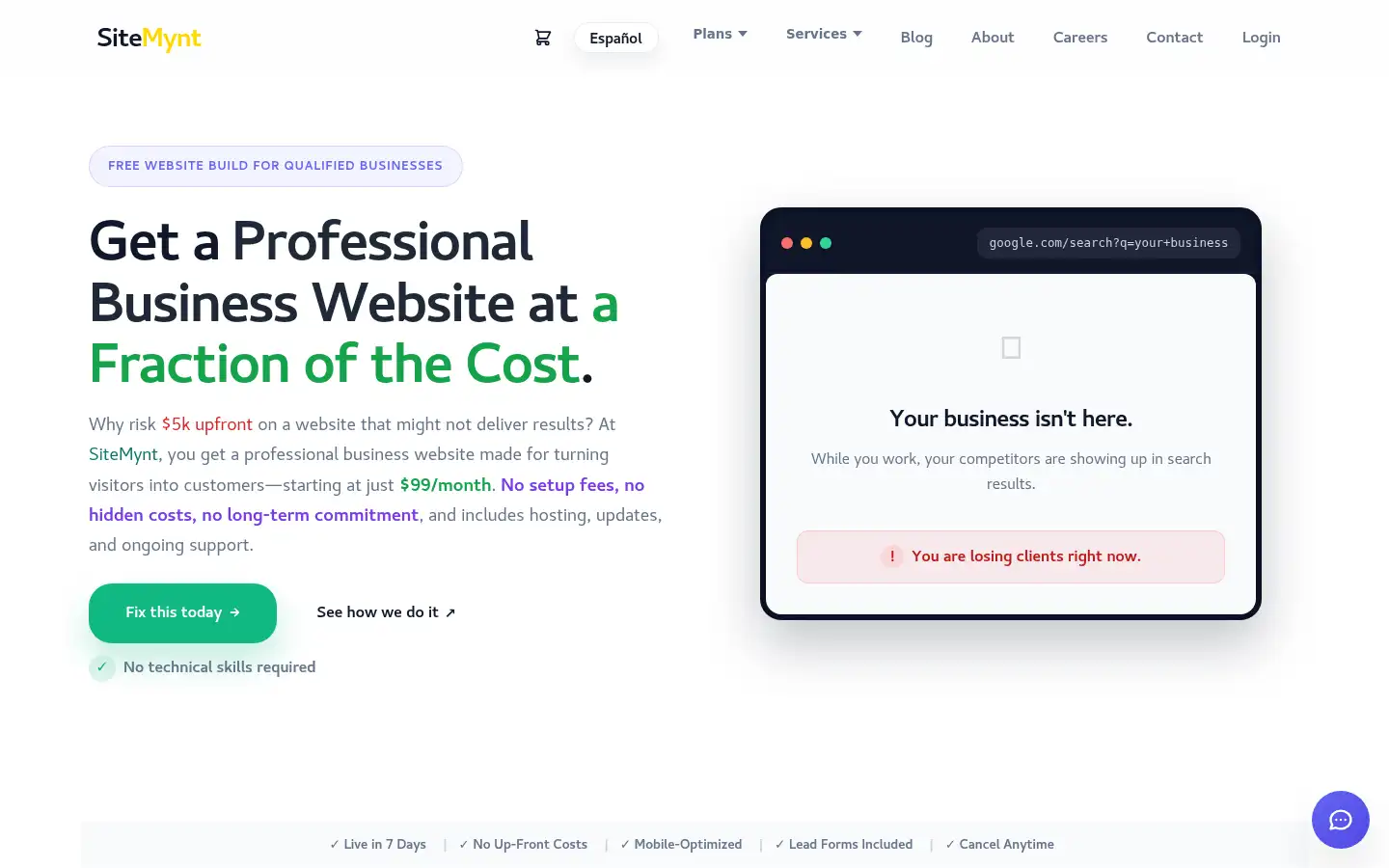 Screenshot of sitemynt.com