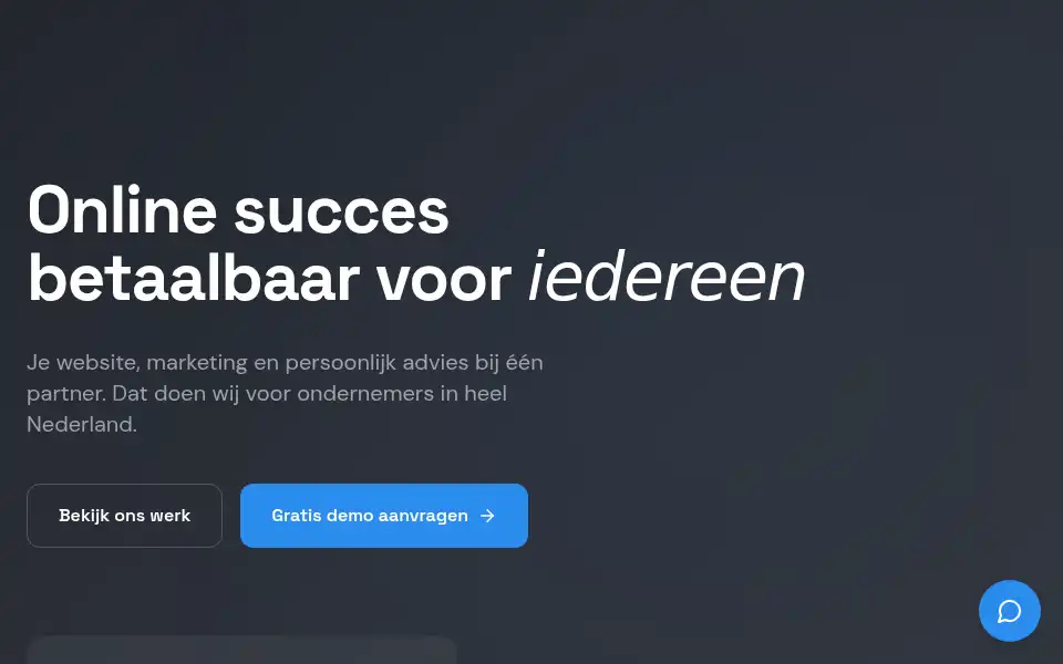 Screenshot of sitesprint.nl