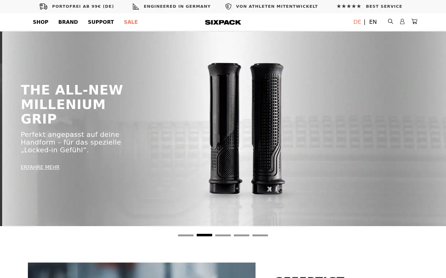 Screenshot of sixpack-racing.com