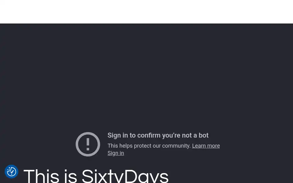 Screenshot of sixtydays.com