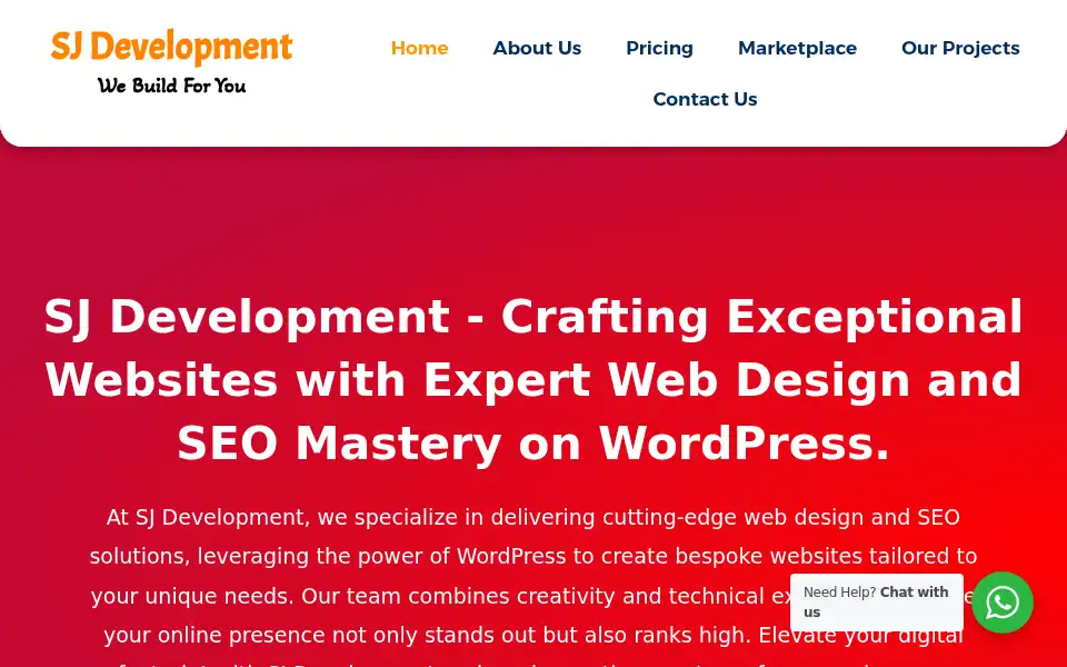 Screenshot of sjdevelop.in