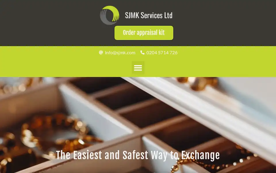 Screenshot of sjmk.co.uk