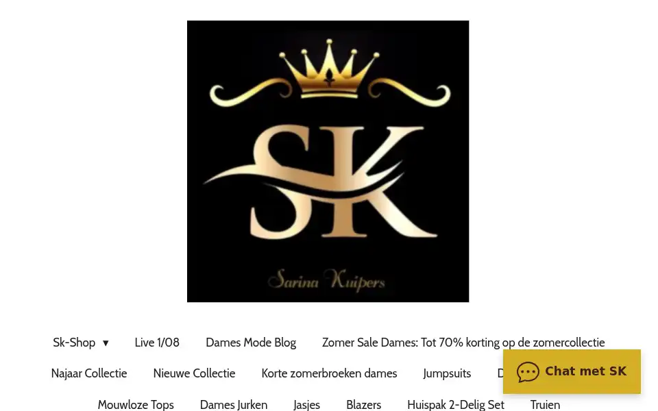 Screenshot of sk-shop.nl