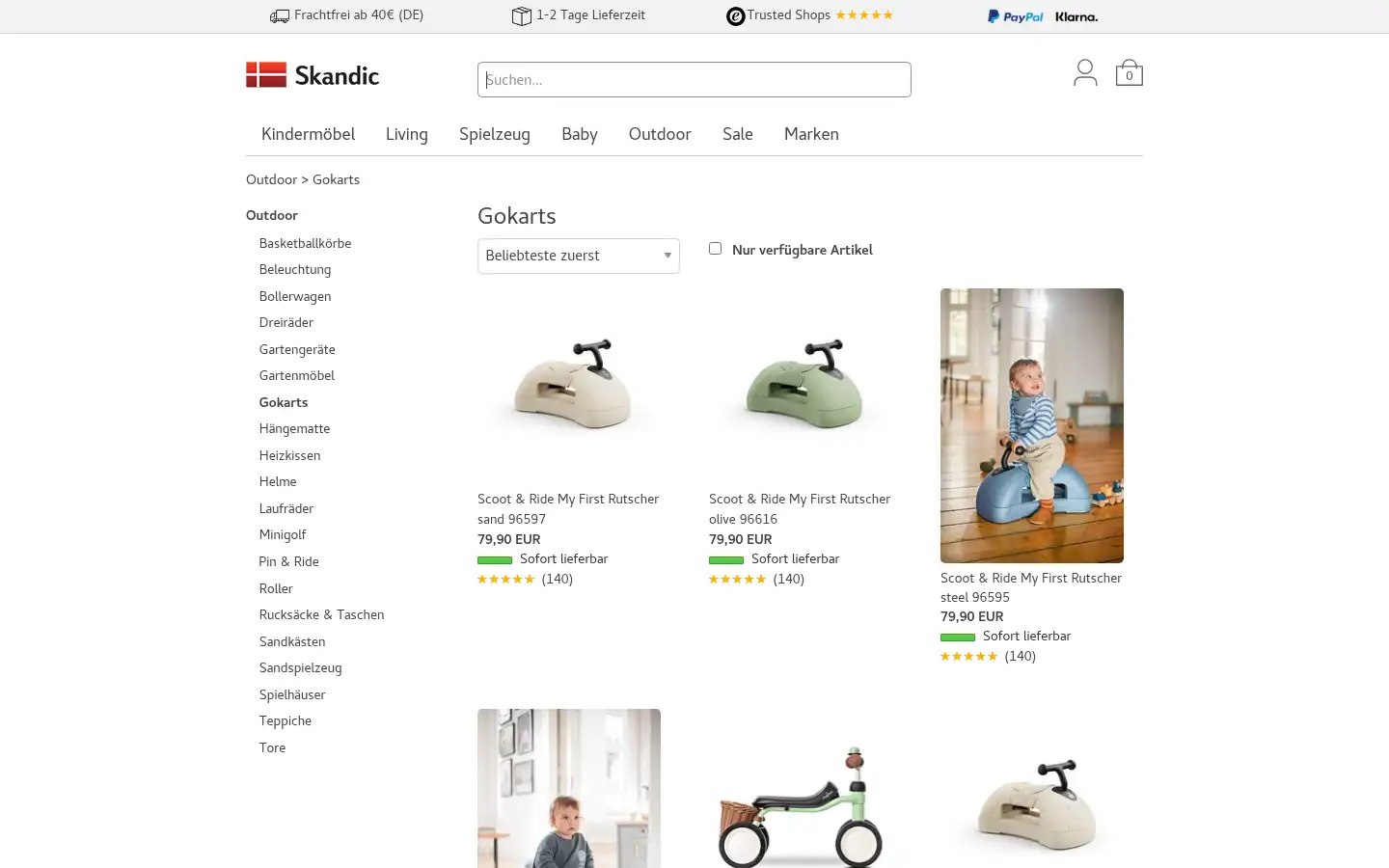 Screenshot of skandic.de