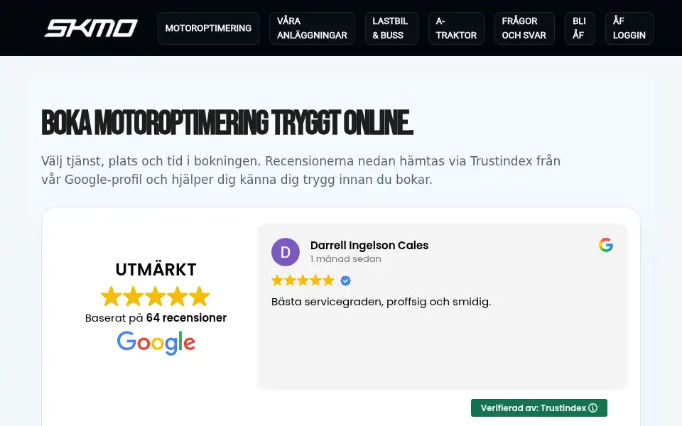 Screenshot of skandinaviskmotoroptimering.se