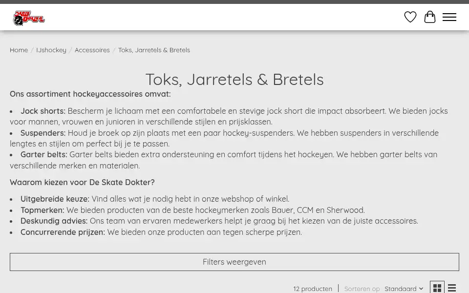 Screenshot of skatedokter.nl