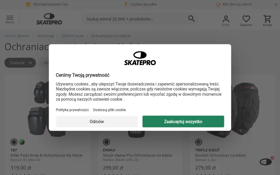 Screenshot of skatepro.com.pl