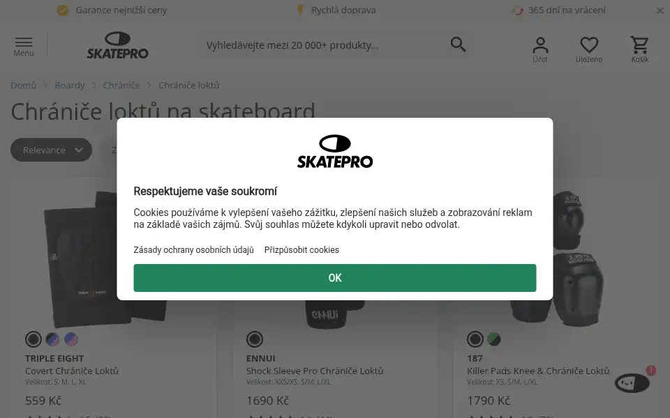 Screenshot of skatepro.cz