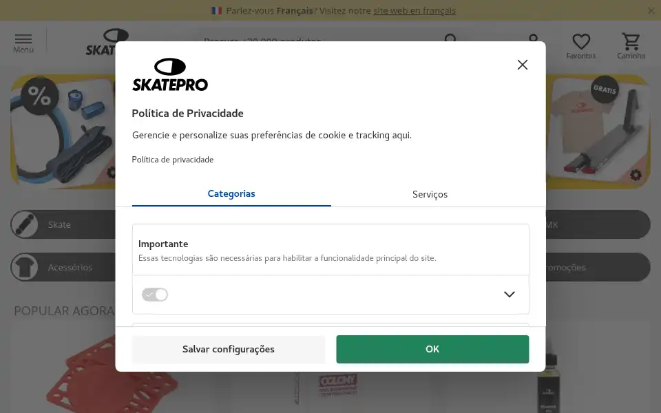Screenshot of skatepro.pt