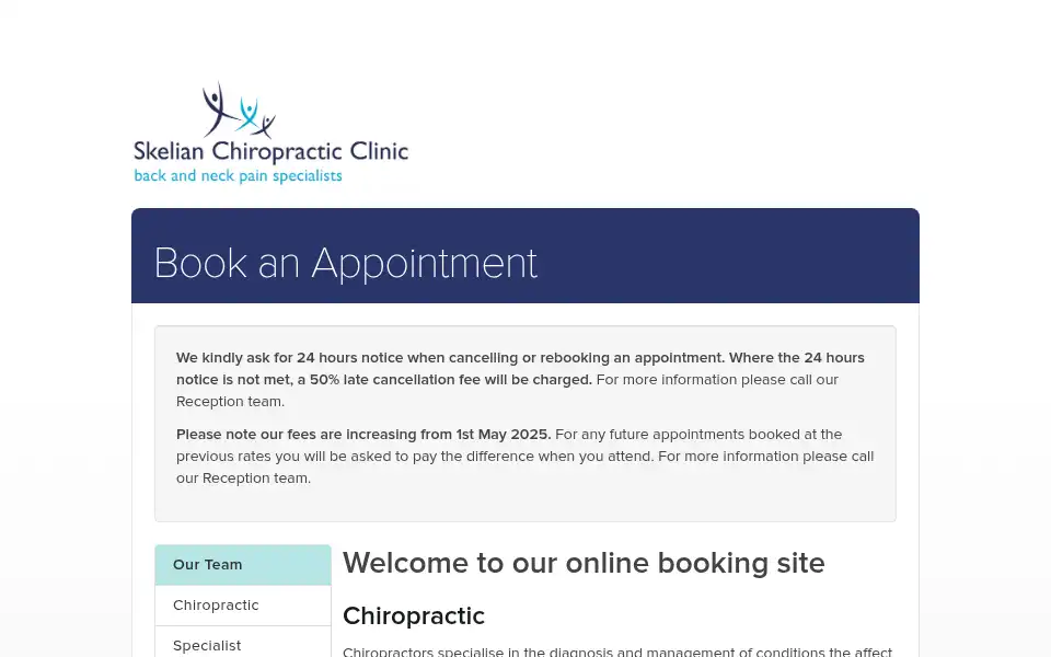Screenshot of skelian.co.uk