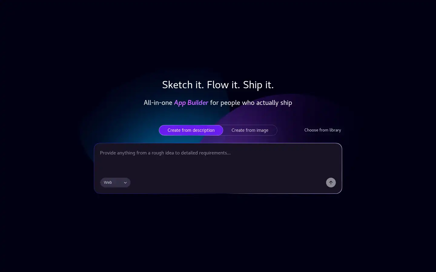 Screenshot of sketchflow.ai