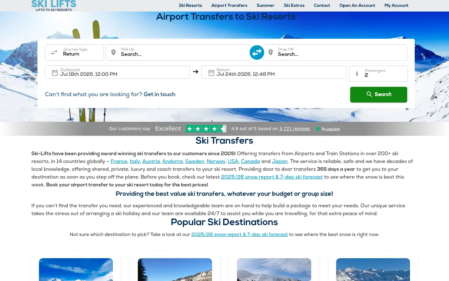 Screenshot of ski-lifts.com