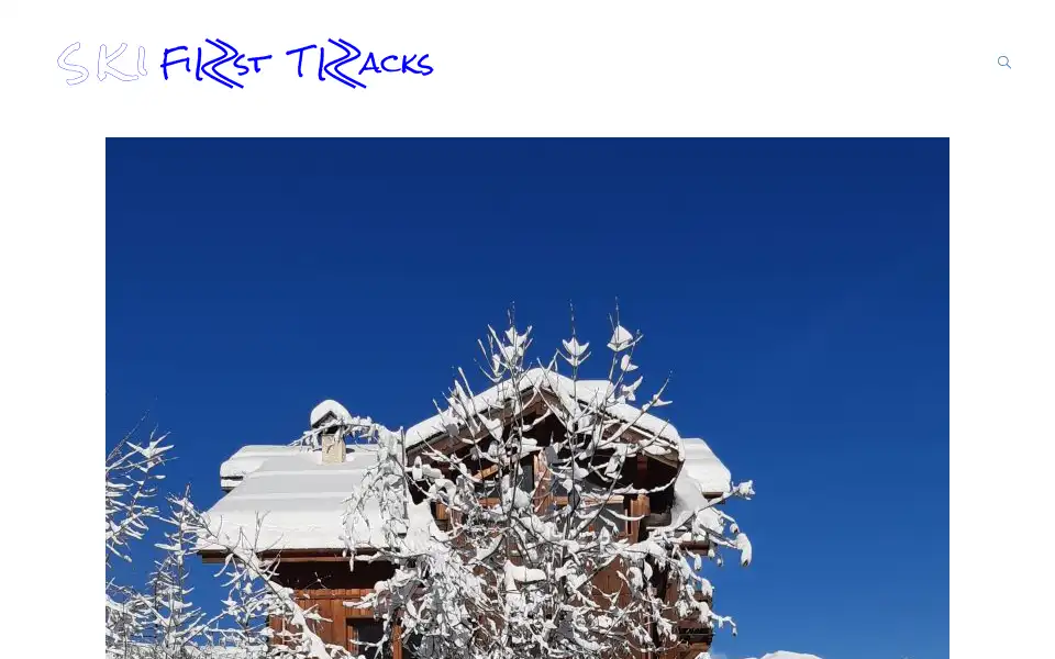 Screenshot of skifirsttracks.co.uk