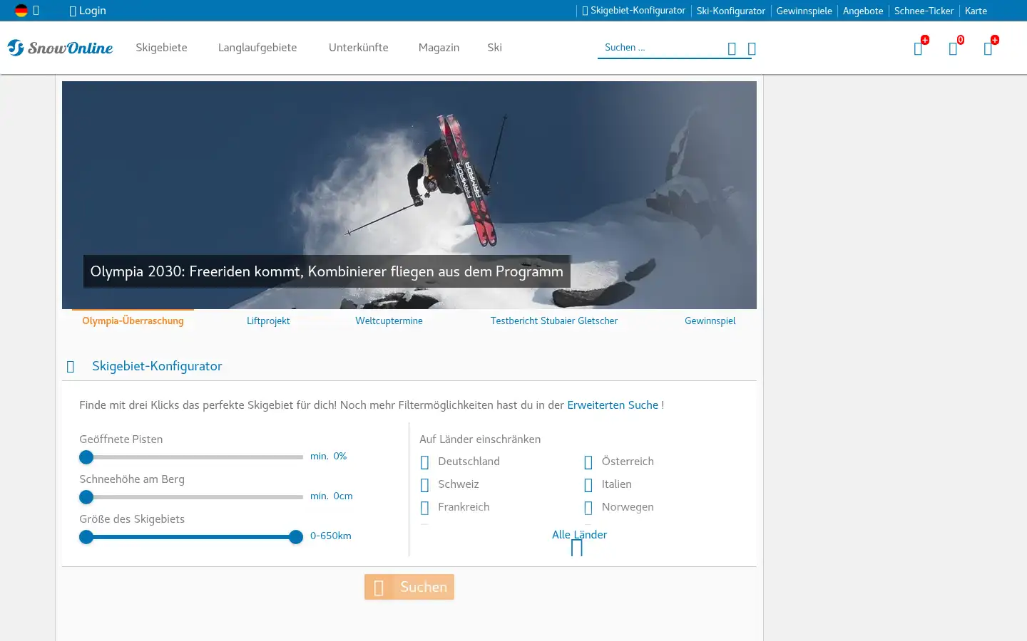 Screenshot of skigebiete-test.de