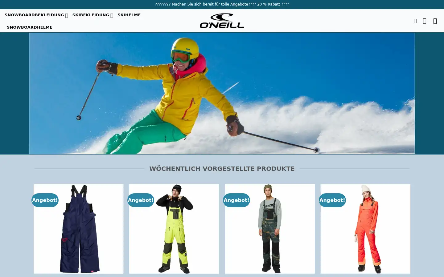 Screenshot of skihosenshop.com