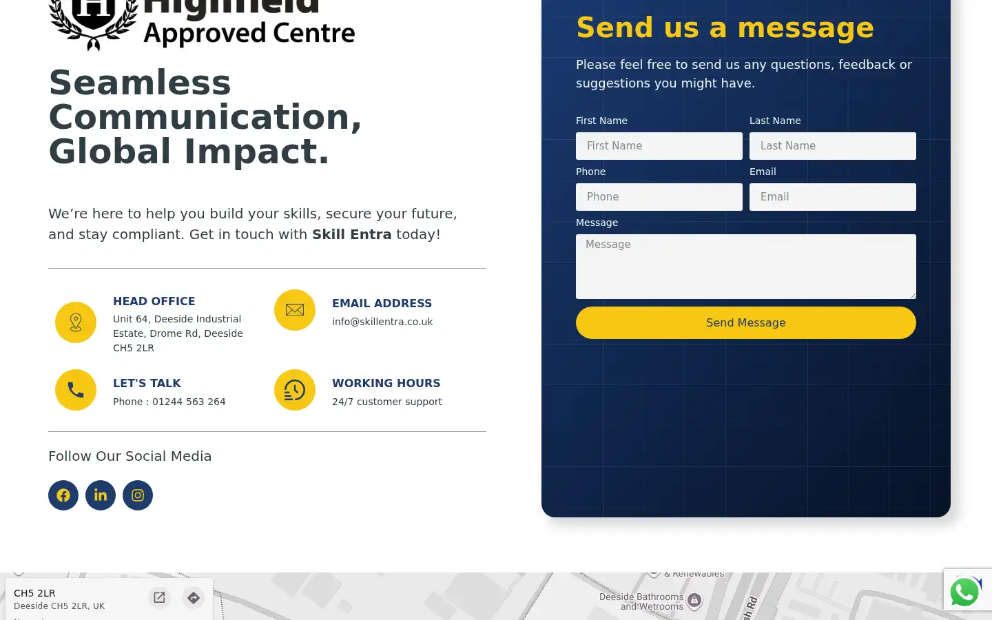 Screenshot of skillentra.com